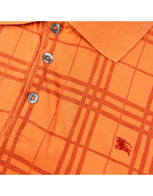 Vintage Burberry Nova Check Polo Shirt Size L, 4 of 4