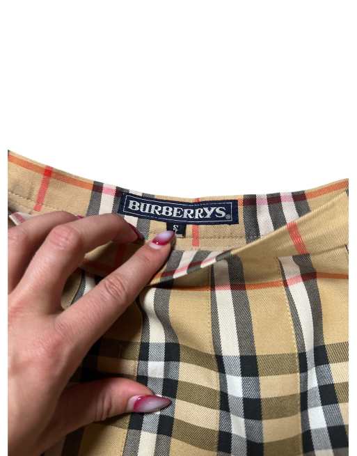Vintage Burberry Plaid Mini Skirt, 2 of 4
