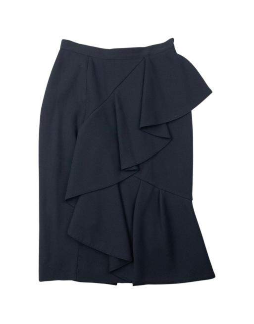 Vintage Burberry Prorsum Ruffle Skirt Size W25