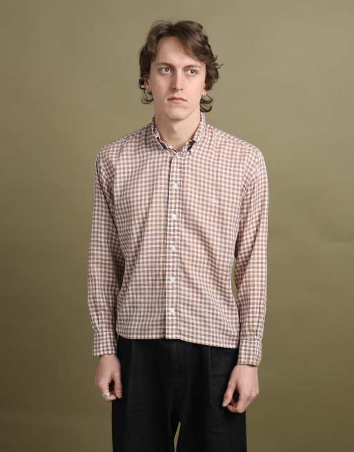 Vintage Burberry Shirt size S in Burnt Orange, 1 of 4