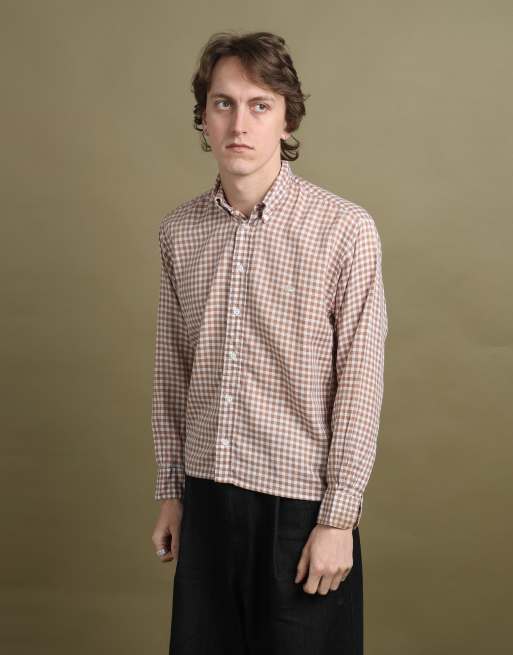 Vintage Burberry Shirt size S in Burnt Orange, 2 of 4