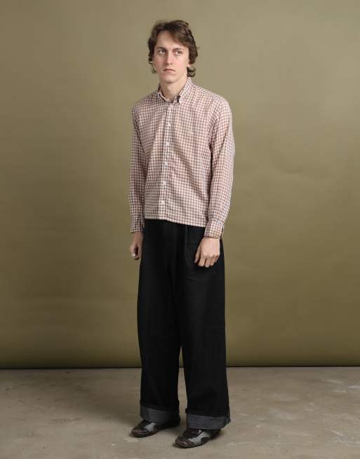 Vintage Burberry Shirt size S in Burnt Orange, 3 of 4
