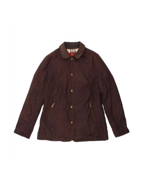 Vintage Burberry Windbreaker Jacket EU 38 Medium In Brown - view 1