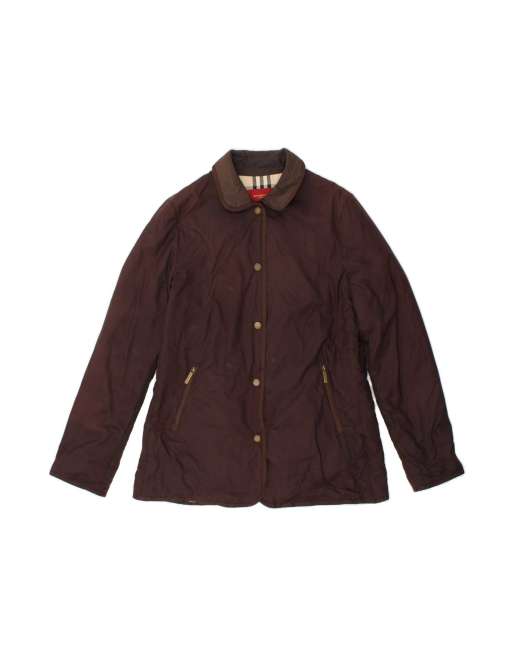 Vintage Burberry Windbreaker Jacket EU 38 Medium In Brown