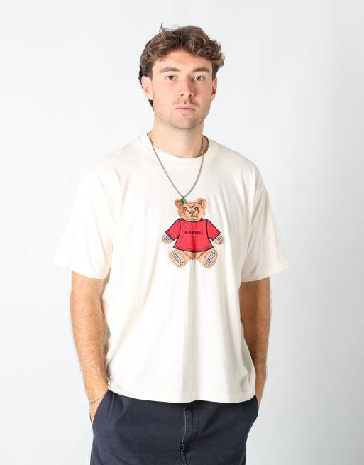 Vintage Burberry xl t-shirt in cream