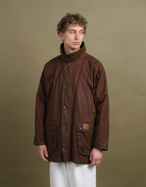 Vintage Burberry's Wax Jacket size XL in Brown, 1 of 5