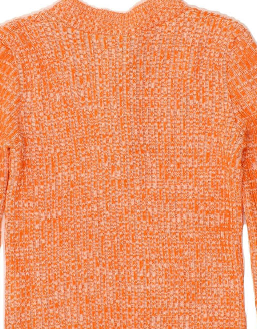 Vintage Button Neck Jumper Sweater EU 36 Small In Yellow Flecked, 4 of 4