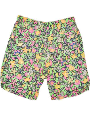 Vintage Cacharel Size L Floral Casual Shorts in Multicoloured
