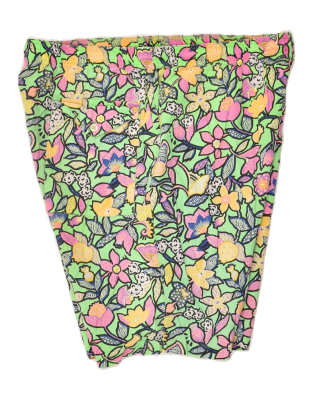 Vintage Cacharel Size L Floral Casual Shorts in Multicoloured