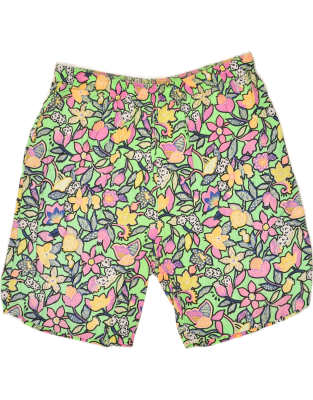 Vintage Cacharel Size L Floral Casual Shorts in Multicoloured