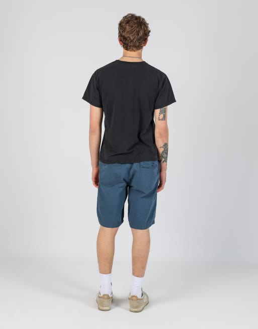 Vintage Calvin Klein 34x21 canvas cargo shorts in navy blue, 3 of 4