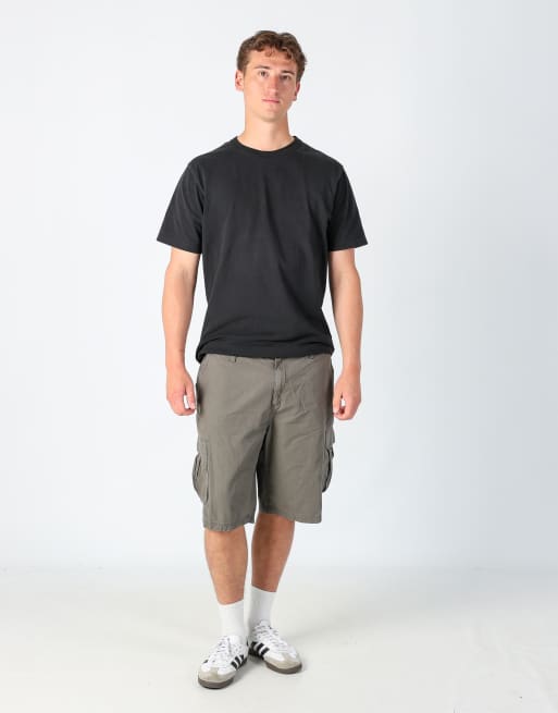 Vintage Calvin Klein 36x33 canvas cargo shorts in brown