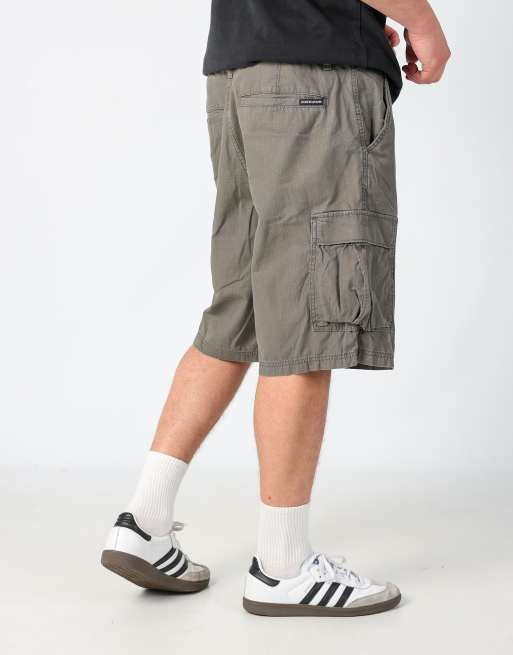 Vintage Calvin Klein 36x33 canvas cargo shorts in brown, 2 of 4