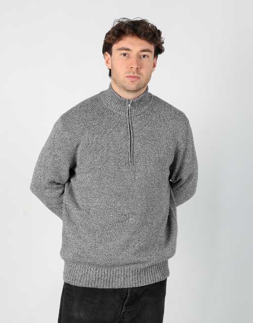 Vintage Calvin Klein l knit sweatshirt in grey