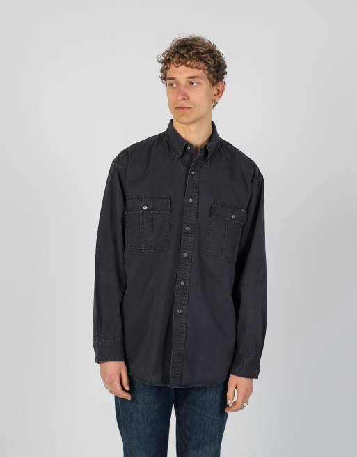 Vintage Calvin Klein l long sleeve shirt in black