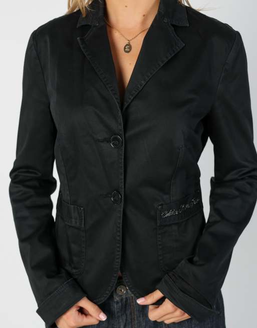 Vintage Calvin Klein M blazer in black, 4 of 4