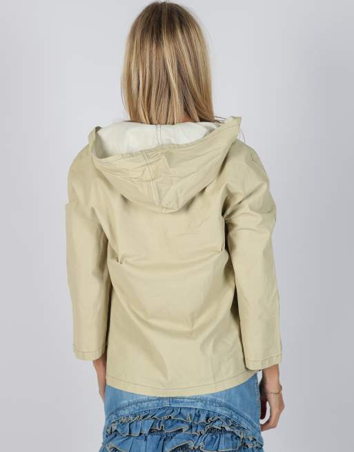 Vintage Calvin Klein M woven top in beige, 2 of 4