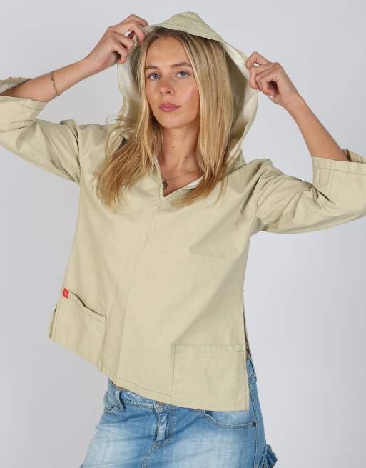 Vintage Calvin Klein M woven top in beige, 3 of 4
