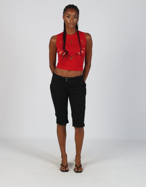 Vintage Calvin Klein S capri trouser in black