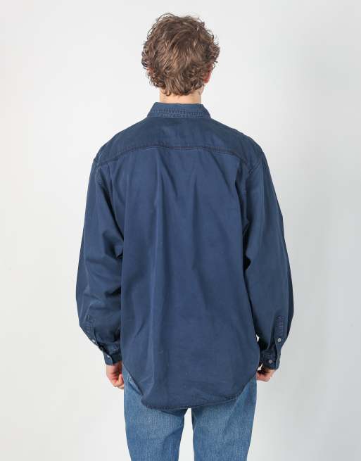 Vintage Calvin Klein xl long sleeve shirt in navy blue, 3 of 4