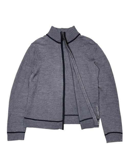 Vintage Calvin Klein Zip-up Knit Cardigan, 2 of 7