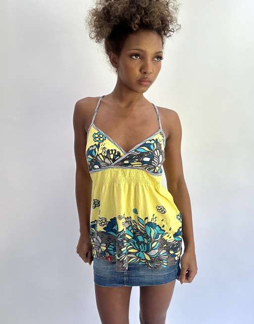 Vintage cami in yellow