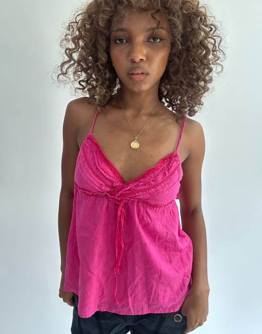 Vintage cami top in pink, 1 of 6