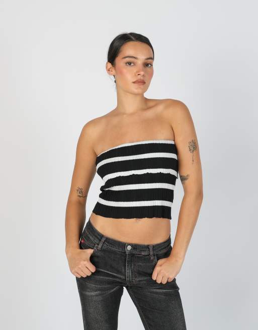 Vintage Candida XXS knitted top in black, 1 of 4