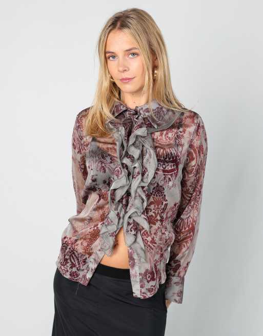 Vintage Cannella S blouse in grey