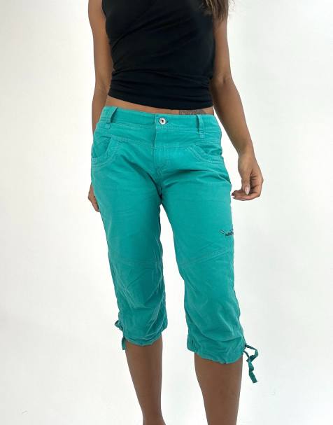 Vintage capris in blue - view 1