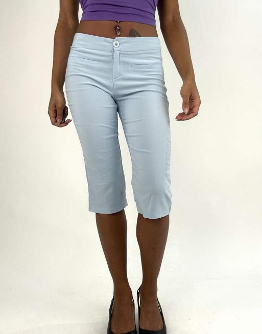 Vintage capris in blue