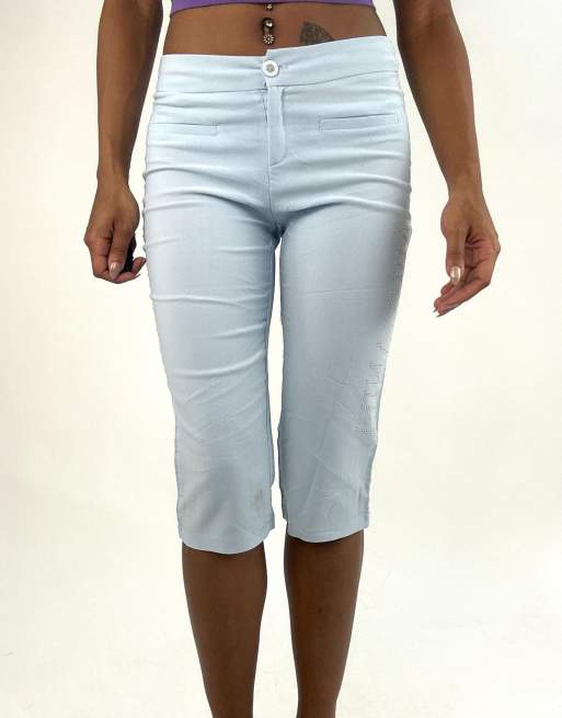 Vintage capris in blue, 3 of 4