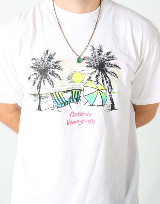 Vintage Caracas Venezuela l t-shirt in ivory, 4 of 4
