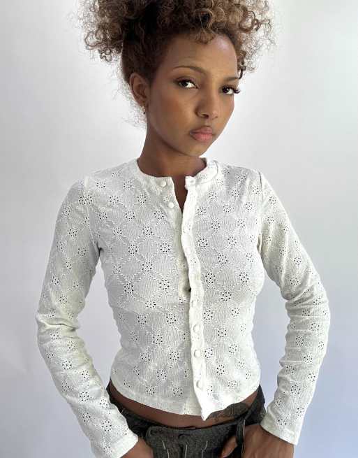 Vintage cardigan in cream