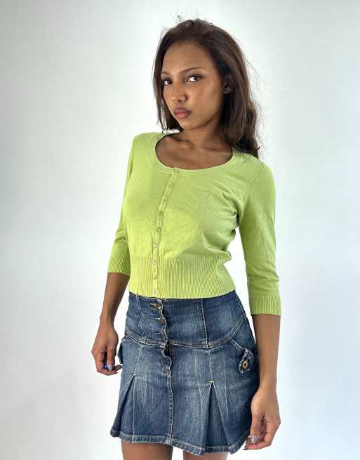 Vintage cardigan in green