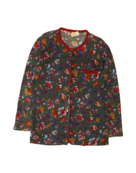 Vintage Cardigan Sweater EU 40 Medium In Multicoloured Floral - view 1