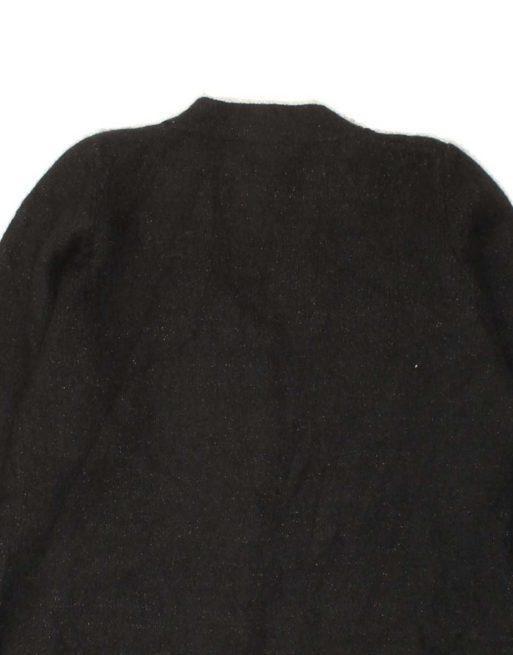 Vintage Cardigan Sweater It 46 Large In Black, 4 of 4