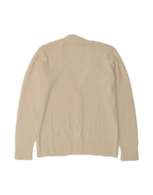 Vintage Cardigan Sweater It 48 XL In White, 2 of 4
