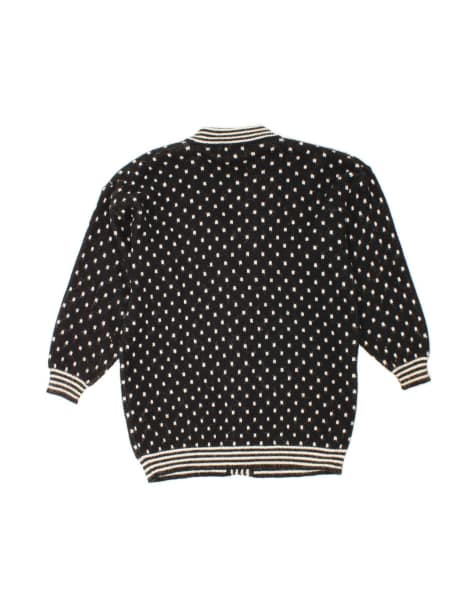 Vintage Cardigan Sweater One Size In Black - view 2