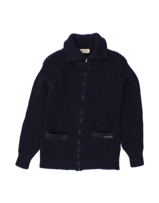 Vintage Cardigan Sweater Small In Blue