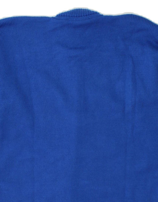 Vintage Cardigan Sweater UK 14 Large In Blue, 4 of 4