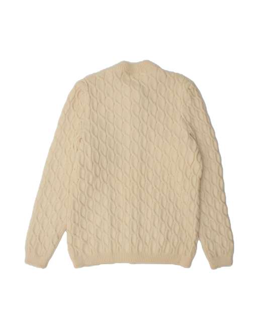 Vintage Cardigan Sweater UK 16 Large In Off In White, 2 of 4