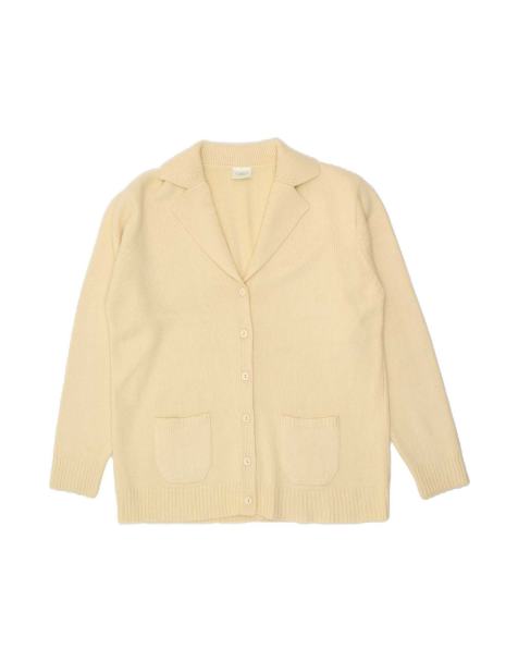 Vintage Cardigan Sweater US 12/14 Large In Beige - view 1