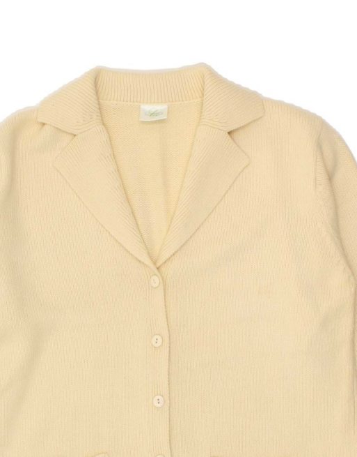 Vintage Cardigan Sweater US 12/14 Large In Beige, 3 of 4