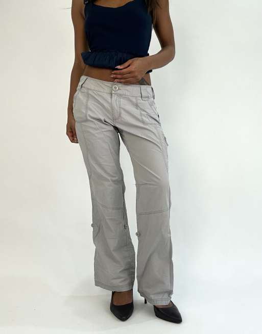 Vintage cargo trousers in grey