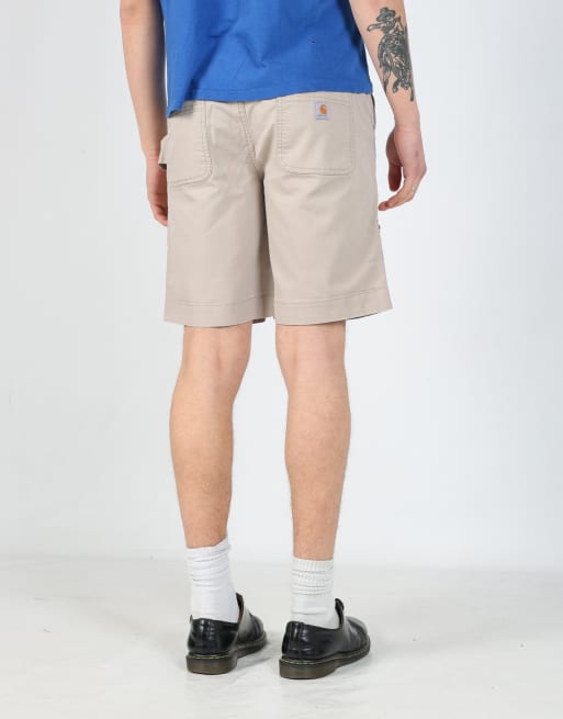 Vintage Carhartt 30x18 canvas cargo shorts in beige