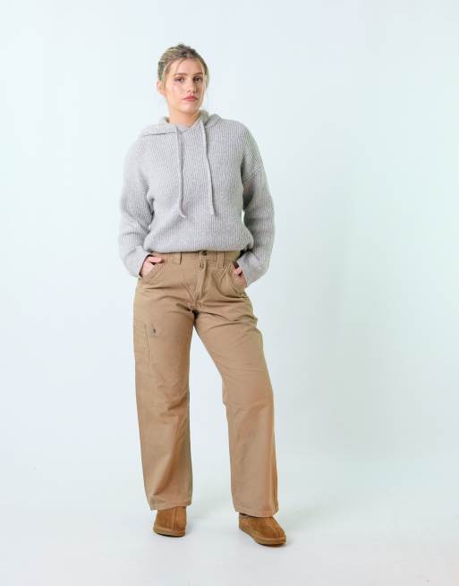 Vintage Carhartt 30x30 Canvas Carpenter Baggy Jeans Tan