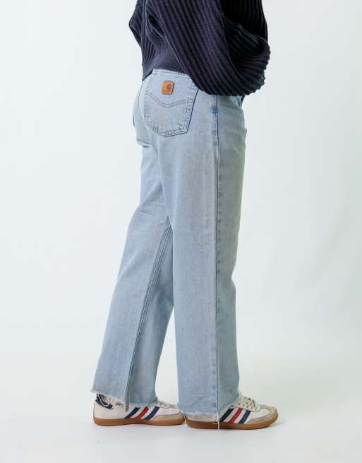 Vintage Carhartt 30x30 Denim Jeans Light Blue