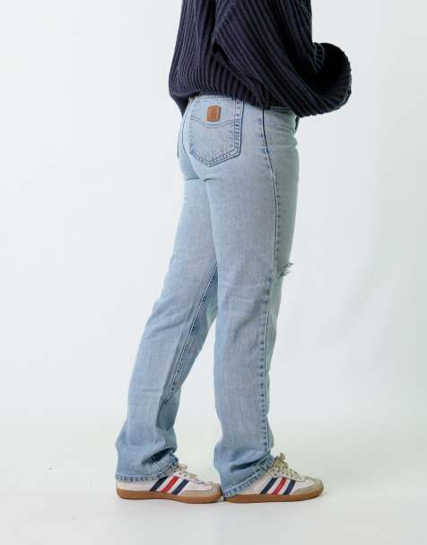 Vintage Carhartt 30x32 Denim Jeans Light Blue - view 1