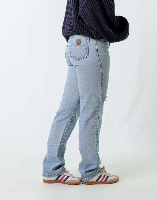 Vintage Carhartt 30x32 Denim Jeans Light Blue
